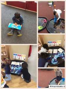 This week in Nursery 1 we have been learning about the seaside.